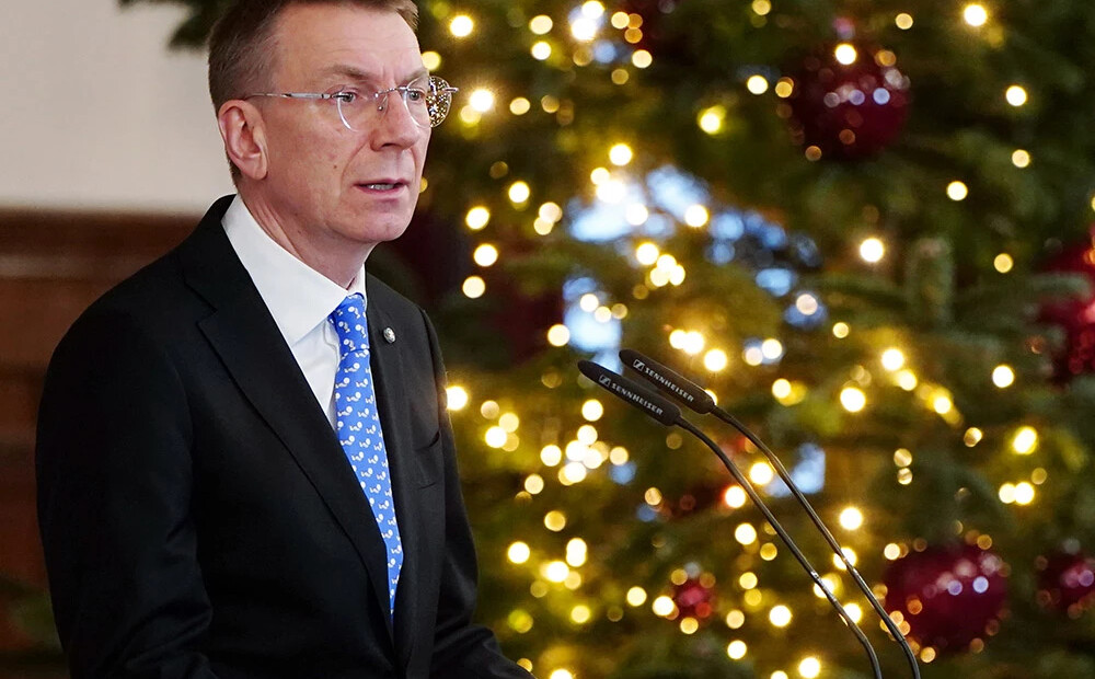 Valsts prezidents gadumijas uzrunā aicina katru darīt visu, lai Latvija taptu drošāka un skaistāka