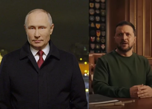 Было кое-что общее: что говорили в новогоднюю ночь о войне Зеленский и Путин