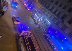 В центре Риги возник опасный пожар в здании, которое хотели превратить в отель за 25 млн евро