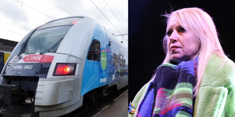 Певица Олга Раецка удивлена - в ресторане нового поезда в Вильнюс нет вина и шампанского