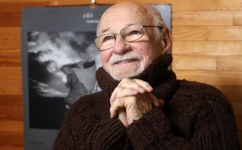 Fotogrāfs Gunārs Binde nosvinējis 90. jubileju: 