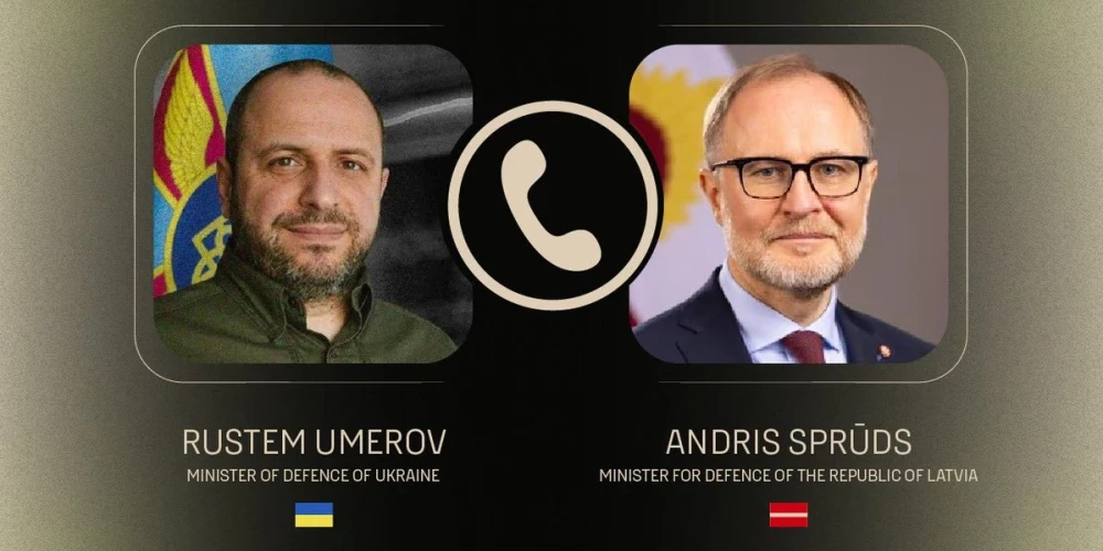 Министры обороны Украины и Латвии обсудили ситуацию на фронте