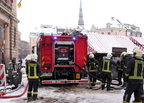 Пожар в здании Латвийского радио локализован, сотрудникам разрешено вернуться