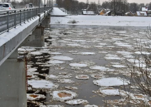 Начал повышаться уровень воды в Екабпилсе