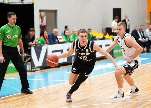 "Pafbet" Latvijas - Igaunijas Basketbola līgas spēle vīriešiem starp "VEF Rīga" un "Tartu Ülikool Maks & Moorits" komandām "Rimi" Olimpiskajā sporta centrā.