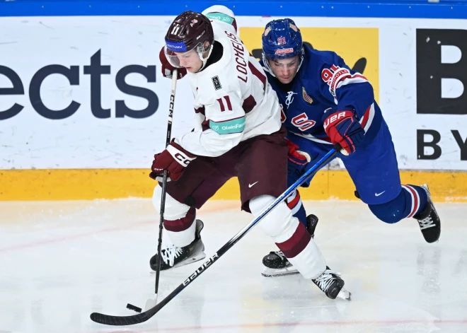 Latvijas U-20 hokeja izlases kapteinim Danam Ločmelim piespriesta divu spēļu diskvalifikācija IIHF sacensībās