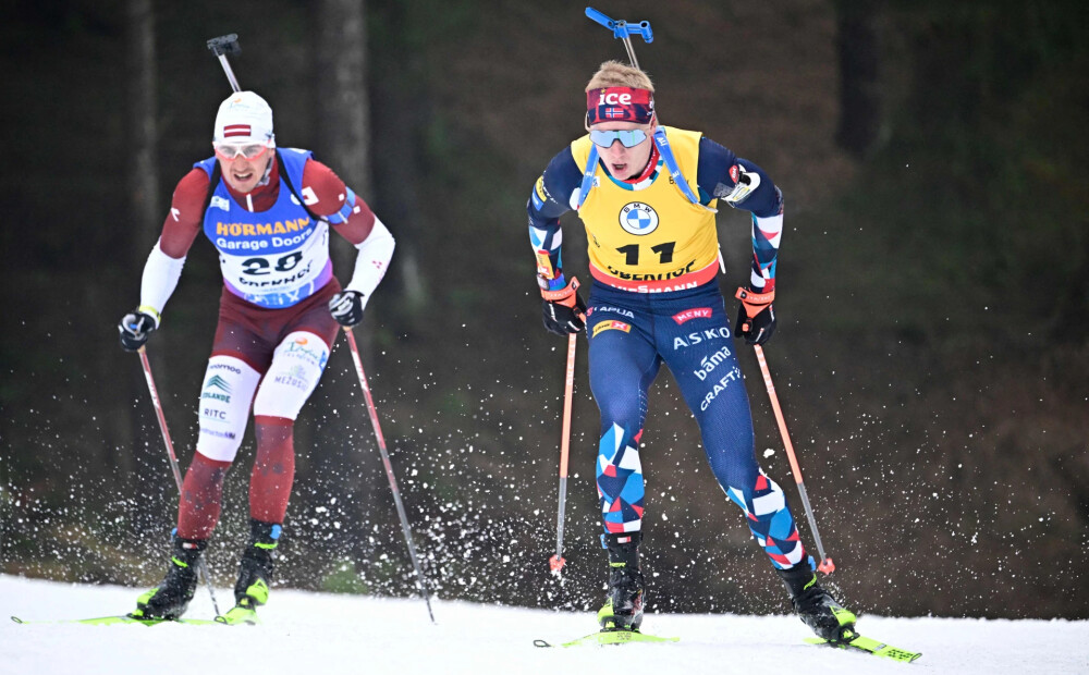 Latvijas biatlonistiem pēdējā vieta Pasaules kausa stafetē