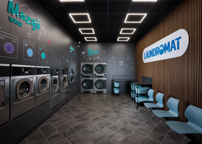 Kas ir "Laundromat"? Rīgā arvien populārākas kļūst pašapkalpošanās veļas mazgātavas