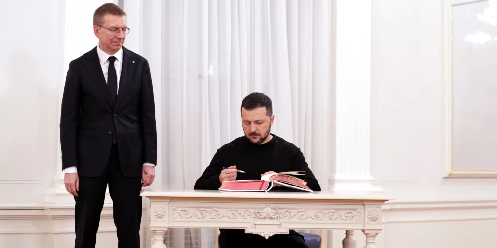 Эдгар Ринкевич и Владимир Зеленский