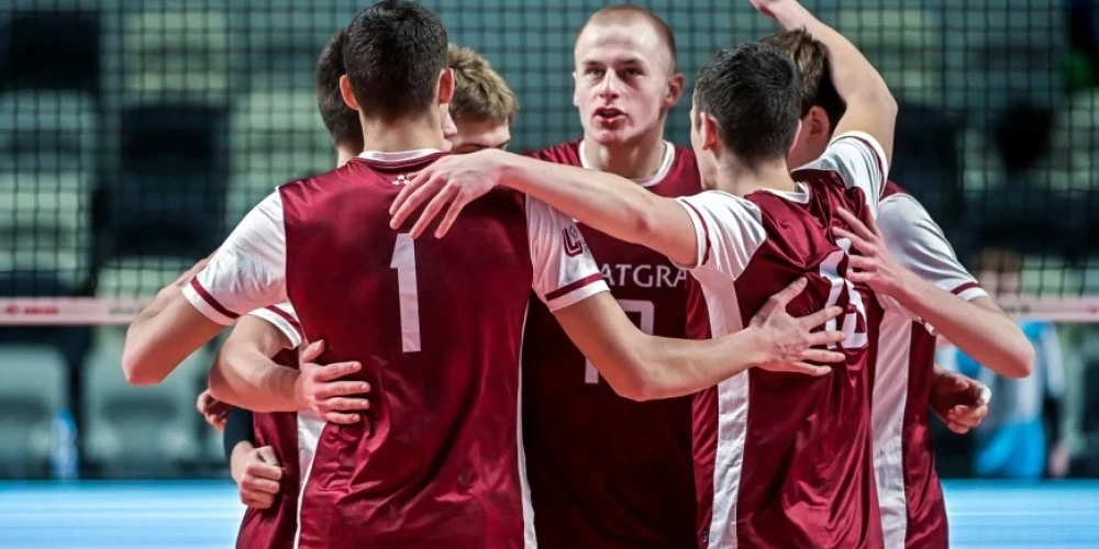 Latvijas volejbolisti iekļūst Eiropas U-20 čempionāta kvalifikācijas otrajā kārtā