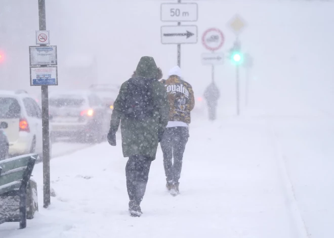 После небольшой передышки в Латвии снова ожидается метель