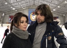 Krievijas daiļslidotājs Pjotrs Černiševs ar sievu Anastasiju Zavorotņuku.