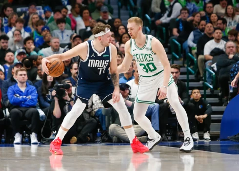 Porziņģis nespēlē, bet "Celtics" viesos salauž Dončiča un "Mavericks" pretestību