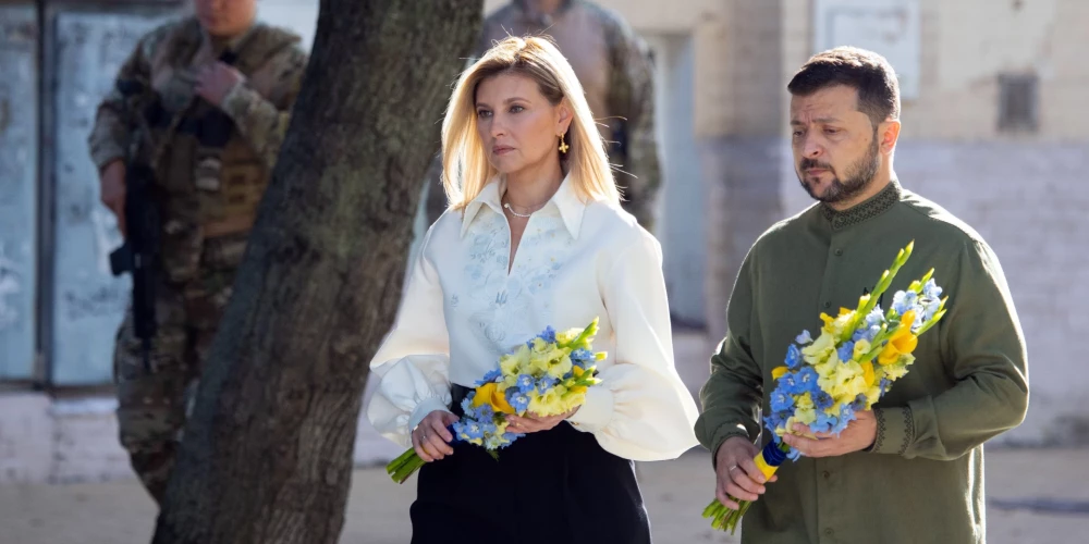 Елена и Владимир Зеленские