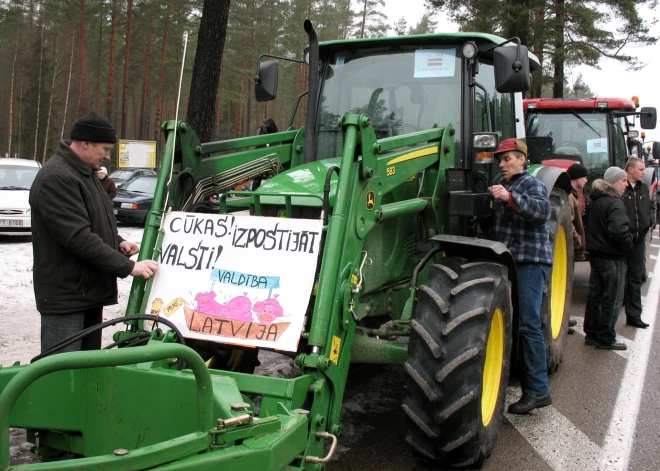 Arī Latvijas lauksaimnieku protesti būs! Zemnieki tos sāks 5. februārī