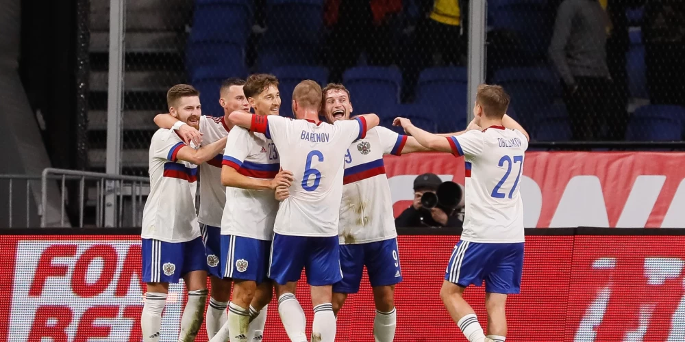 UEFA atļauj Krievijai spēlēt Maskavā pārbaudes spēli ar Serbiju 