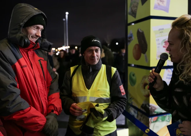 В Кенгарагсе открылся новый магазин Lidl - первый покупатель побил рекорд и пришел глубокой ночью!