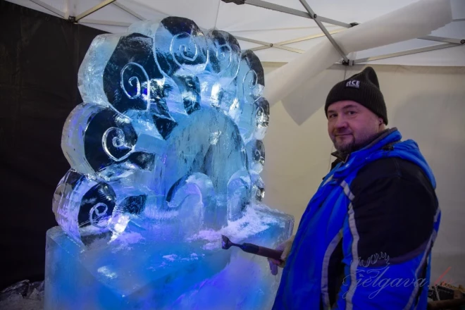 Jelgavas ledus festivāls.