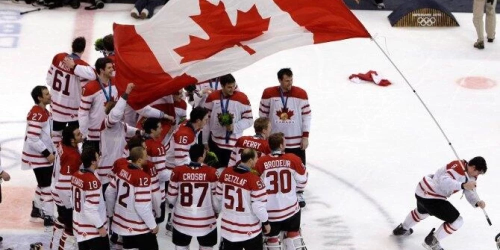 NHL profesionāļi pēdējo reizi olimpiādē piedalījās 2014. gadā Sočos, kad Kanāda izcīnīja zelta medaļas (ekrānuzņēmums no "X")