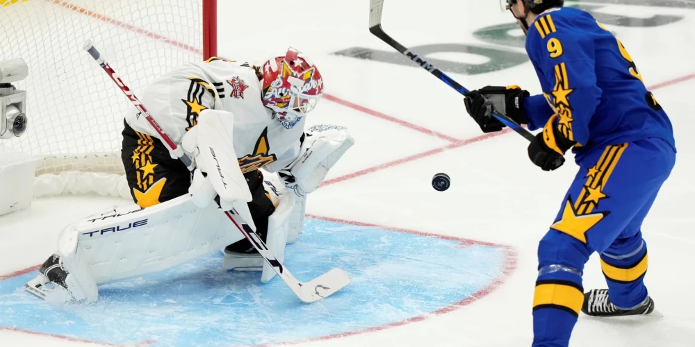 VIDEO: Metjūza komanda uzvar NHL Visu zvaigžņu spēlē
