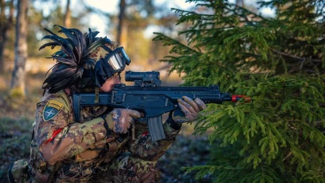 NATO eFP kaujas grupas mācības Latvijā.