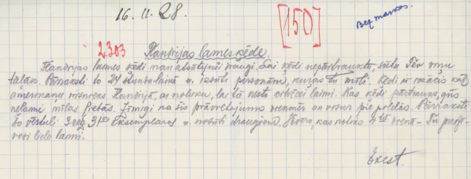 Latviešu folkloras krātuvē glabājas viens no daudzajiem “Flandrijas laimes ķēdes” oriģināliem.