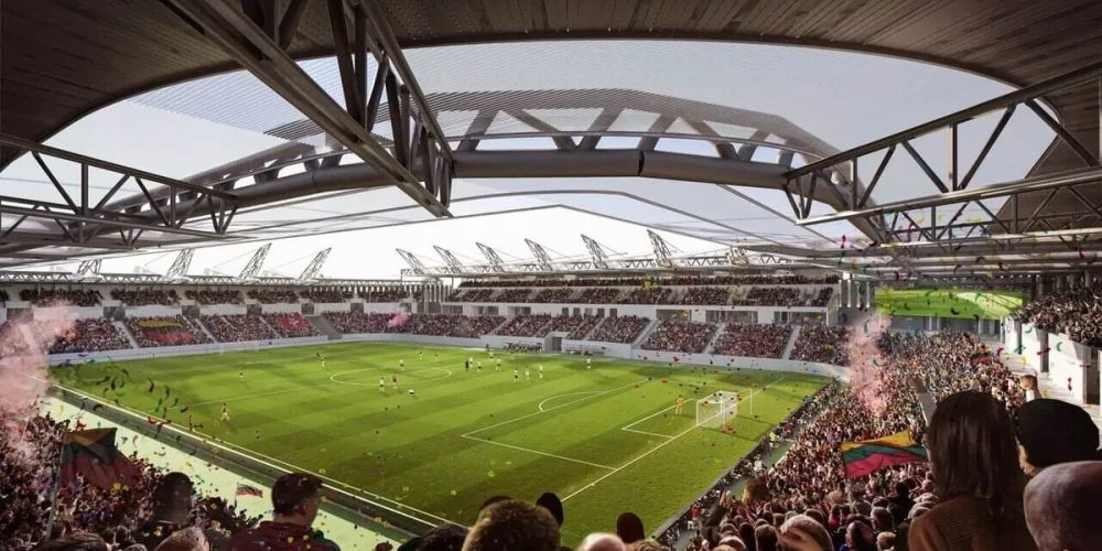 Viļņas Nacionālā stadiona projekts sadārdzinājies par 38 miljoniem eiro