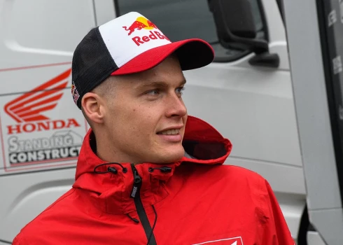 Motokrosists Pauls Jonass.