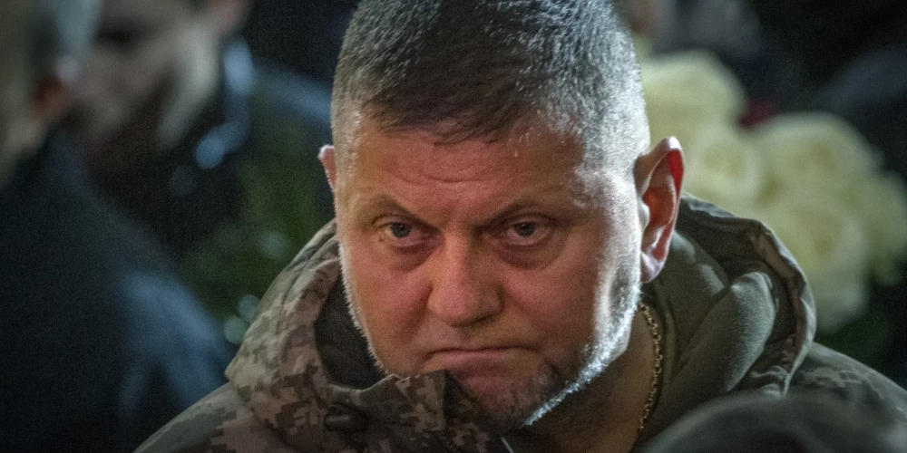 Ukrainas Bruņoto spēku virspavēlnieks ģenerālis Valērijs Zalužnijs.