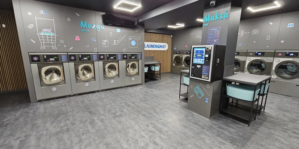 Pieci iemesli, kāpēc apsvērt veļas mazgāšanu publiskā vietā. Rīgas “Laundromat” izpelnās arvien lielāku uzmanību