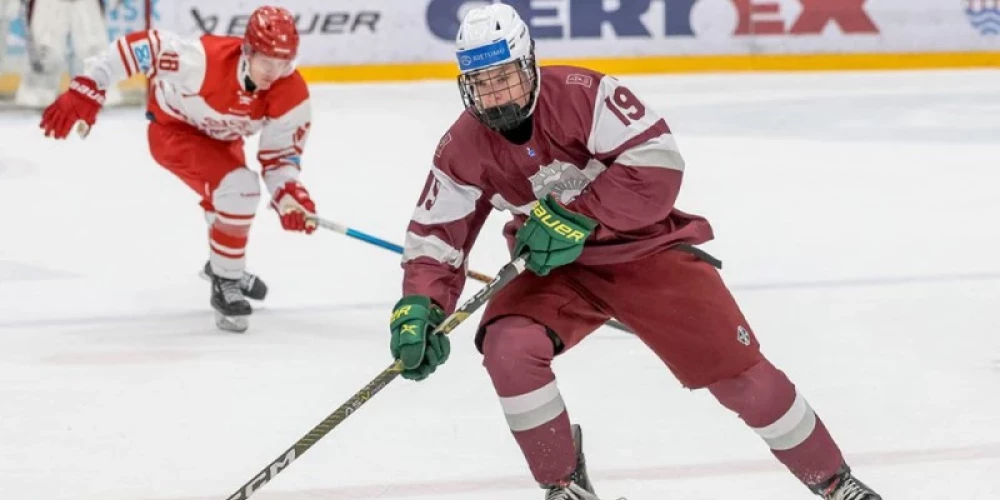 Latvijas U-18 hokejisti Dānijā svin otro uzvaru divās Četru nāciju turnīra spēlēs