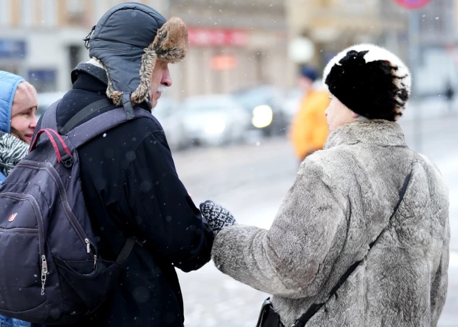 В субботу в Латвии морозно, но почти без осадков