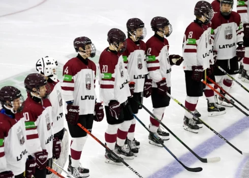 Latvijas U-18 hokejisti Dānijā izcīna pirmo vietu Četru nāciju turnīrā