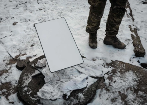 Ukrainas izlūki: Krievijas armija okupētajās teritorijās izmanto "Starlink"