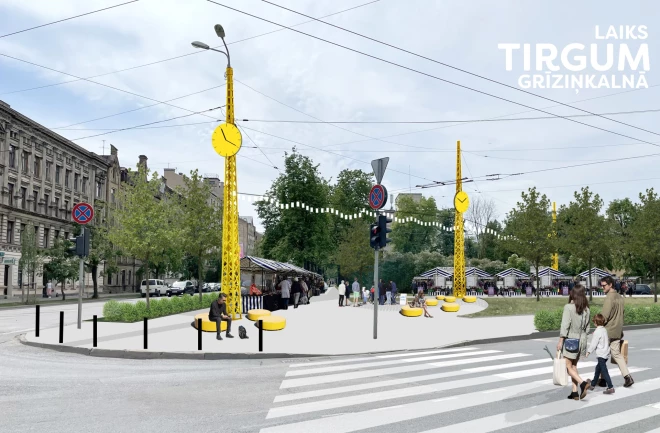 Biedrība norāda, ka Grīziņkalna tirgus laukums ir jāattīsta atbilstoši sabiedrības balsojumā atbalstītajai idejai.