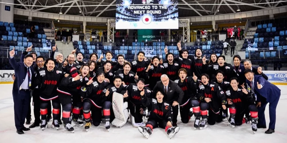 Japānas hokejisti kļūst par Latvijas pretiniekiem olimpiskajā kvalifikācijā