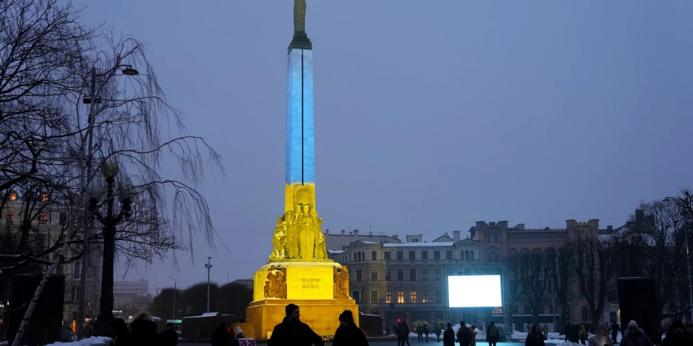 Два года войны: 24 февраля памятник Свободы подсветится в цветах украинского флага; пройдут митинг и концерты