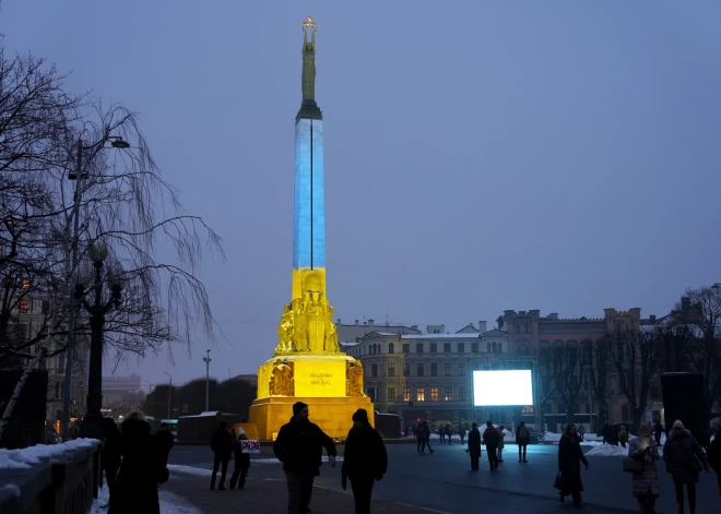 Два года войны: 24 февраля памятник Свободы подсветится в цветах украинского флага; пройдут митинг и концерты