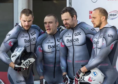 Cipuļa četrinieku ekipāža triumfē Pasaules kausa posmā bobslejā
