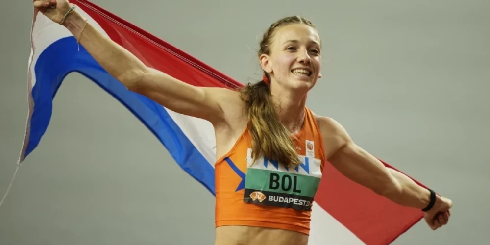 Nīderlandes skrējēja Bola uzstāda jaunu rekordu 400 metru sprintā 