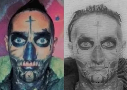 Policija meklē 40 gadu vecu Lietuvas pilsoni; viņam ir īpaša pazīme - tetovējumi uz sejas