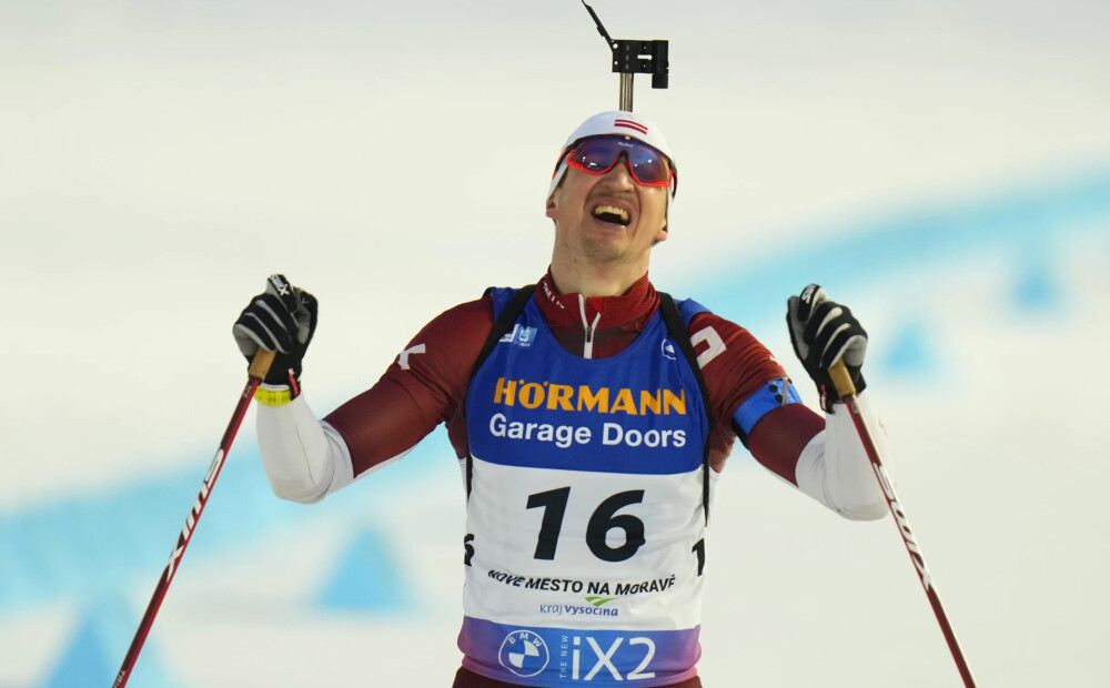 Rīgā atgriežas mūsu biatlona varonis - pasaules vicečempions Andrejs Rastorgujevs