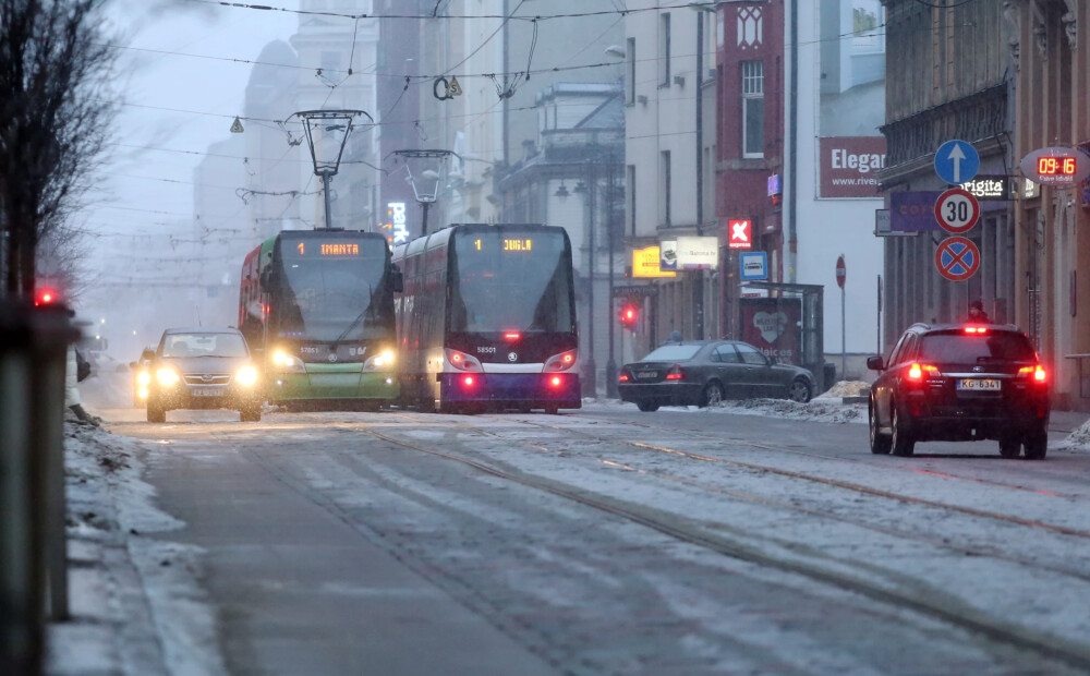 Vietām Latvijā nedaudz snieg