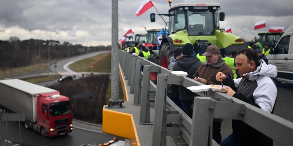 Polijas lauksaimnieki atkal bloķē Ukrainas robežu
