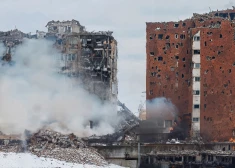 Дома в Таллине "под обстрелами".