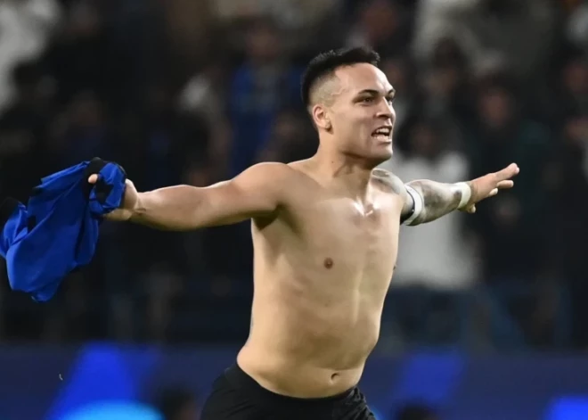 "Inter" komandas kapteinis Lautaro Martiness.