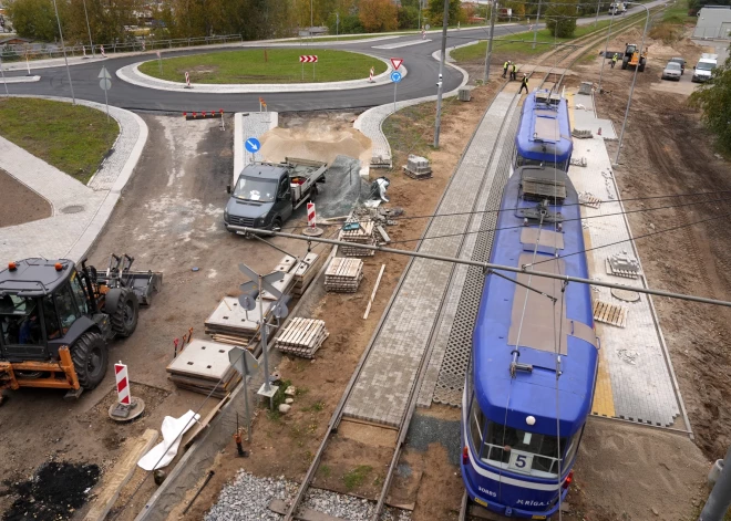 Februāra beigās 5. tramvajs atsāks kursēt pamatmaršrutā