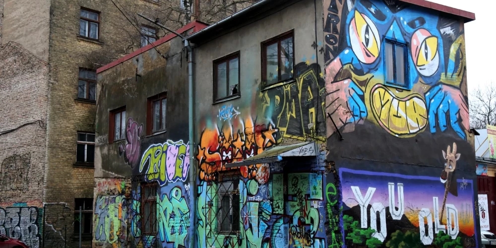 В Латвии за рисование граффити можно даже оказаться в тюрьме