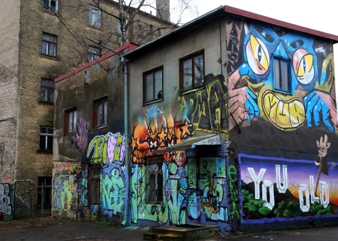 В Латвии за рисование граффити можно даже оказаться в тюрьме