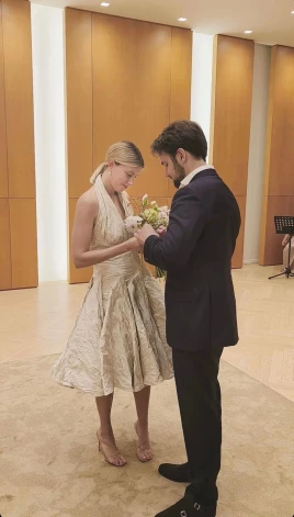 Полтора года назад Софико вышла замуж за давнего избранника, топ-менеджера Савву Байбакова.